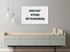 Vliesstoff Leinwandbild - Never Stop Dreaming (1 Part) Wide Produktbild-Vorschau 2