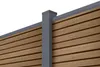 10 m hoher PRIEL-Zaun aus Holzimitat-Verbundmaterial, 90 cm Produktbild-Vorschau 12