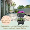 Blumentopf groß draußen Erdbeertopf Pflanzturm Blumentopf Produktbild-Vorschau 8