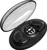 A pair of black wireless earbuds in an open charging case, presented against a white background. Produktbild-Vorschau