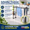 STAHLMANN® Wäscheständer ausziehbar [20 m Trockenfläche] Produktbild-Vorschau 5
