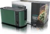 A green toaster with its packaging. Náhľad obrázku produktu