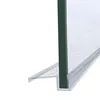 A close-up of a shower door seal with water droplets on it. Produktbild-Vorschau