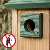 zooprinz Nistkasten | Pultdach | Grün | ⌀ 33 mm Einflugloch Produktbild-Vorschau 4