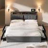 Flieks Polsterbett 160x200cm mit USB und Steckdosen, Produktbild-Vorschau 1