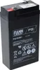 A black battery with labels and text. Podgląd zdjęcia produktu