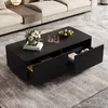 Merax Couchtisch mit 2 Schubladen und geriffelter Front, Produktbild-Vorschau 2