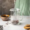 Kaffee- und Tee-Ei Glas 350ml French Press silber KLAUSBERG Produktbild-Vorschau 9