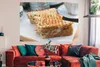 MuchoWow® Poster Doppelsandwich zum Mittagessen 180x120 cm Produktbild-Vorschau 2