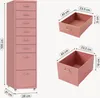 Rollcontainer 'Kökar' mit 8 Schubladen Stahl 109 x 28 x 41 Produktbild-Vorschau 5