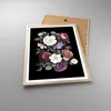 Gerahmtes Poster - Rahmen in heller Eiche - Blumen Produktbild-Vorschau 3
