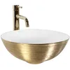 Rea Aufsatzwaschbecken Stella Round Brush Gold White Produktbild-Vorschau 6