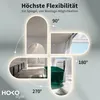 HOKO® Badspiegel Bogen mit LED 50x90 cm/90x50 cm mit Weißer Produktbild-Vorschau 7