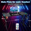 Jopassy Z-förmiger Gaming Schreibtisch Computertisch Produktbild-Vorschau 2