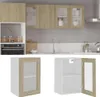 vidaXL Hängeglasschrank Lyon Sonoma-Eiche 40x31x60 cm Produktbild-Vorschau 2