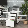 Vinsetto Aktenschrank Büroschrank mit Rädern Bürocontainer Produktbild-Vorschau 4