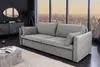 riess-ambiente Design Schlafsofa APARTMENT 200cm grau Cord Produktbild-Vorschau 3
