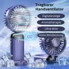 USB Mini-Handventilator – 2er Set, faltbar, LED-Display, 5 Produktbild-Vorschau 2