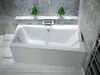 Baignoire asymétrique - 160 x 100 cm - Gauche - avec Voir les images du produit 1