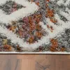 Hochflor Teppich Wohnzimmer Shaggy Boho Modern Skandi Produktbild-Vorschau 3