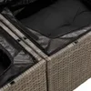 Garten-Sofa-Set mit Speicher 9 pcs Grau Poly Rattan Produktbild-Vorschau 8