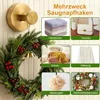 4er-Pack Goldene Saugnapfhaken,  wasserdichter Produktbild-Vorschau 7