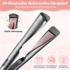 Haarglätter und Lockenstab 2-in-1, PTC Schnellheizung, LCD Produktbild-Vorschau 3