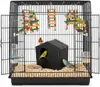 Jungengel Vogelhaus Nistkasten Stecksystem Holz Schwarz – Produktbild-Vorschau 3