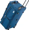 A blue rolling suitcase is shown against a white background. Anteprima dell’immagine prodotto