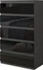 Kommode Kenji 5 Schubladen Hochglanz Schwarz Produktbild-Vorschau 1
