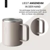 Thermobecher Edelstahl 350ml Henkel Kaffee Becher Produktbild-Vorschau 4