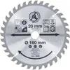 KRAFTMANN 3950 Hartmetall-Kreissägeblatt, Durchmesser 160 Produktbild-Vorschau 1