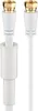 Goobay 67298 Câble d'antenne SAT plat (80 dB), 2x blindé, Voir les images du produit 1