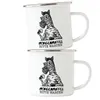 Morgenmuffel Bitte Warten Emaille Tasse Kein Morgenmensch Produktbild-Vorschau 2