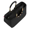 loopshopper Handtasche M mit Innentasche schwarz mit gold - Produktbild-Vorschau 4