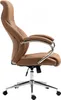 Chaise de bureau Wigan cuir véritable Voir les images du produit 3
