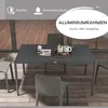 Outsunny tuintafel, eettafel voor 6 personen, terras tafel Productafbeelding-voorbeeld 4