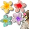 Camerazar Set di 4 fermagli floreali colorati per la Anteprima dell’immagine prodotto 1