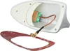 Funkantenne "Haifischflosse", geklebt, silber Produktbild-Vorschau 2