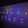 Aga LED Světelný závěs se Soby 2,5 m Vícebarevný Náhled obrázku produktu 7
