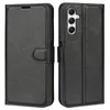 A black leather flip case for a Samsung Galaxy A35 5G is shown from two angles. Produktbild-Vorschau