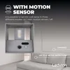 Ledvion 2er Set Wandlampe Innen / Aussen sensor Akku IP44 Produktbild-Vorschau 4