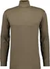 Ragman H-T-Shirt 1/1 Arm Shirt turtle neck in braun