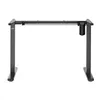 A black electric height-adjustable desk frame on a white background. Náhled obrázku produktu