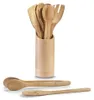 Zeller Küchenutensilienhalter, 7-tlg., Bamboo Ø9x33 Produktbild-Vorschau 1