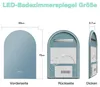 GIMBELEN LED-Badspiegel, gewölbt, 50 x 75 cm, 3 Produktbild-Vorschau 2