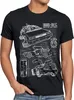 style3 De Lorean Blaupause T-Shirt Herren Zeitreise 80er Produktbild-Vorschau 1