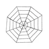 Halloween Riesenspinnennetz "Gigant" 150 cm in schwarz Produktbild-Vorschau 7