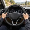 Copertura per volante antiscivolo, effetto Pelle sintetica Anteprima dell’immagine prodotto 3