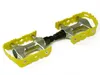Pédales pour vélo XERAMA MTB/City Axe ALU CR-Mo - Jaune Voir les images du produit 4